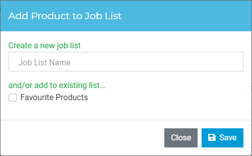 EasyBuy Job Lists